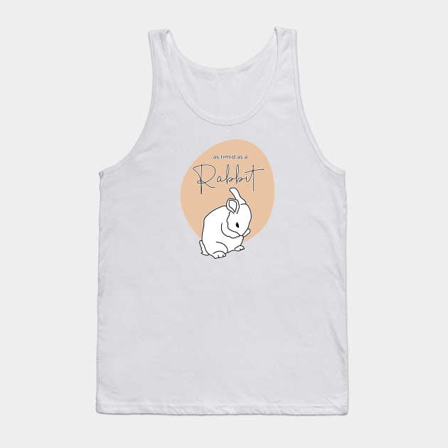 Timid rabbit Tank Top by il4.ri4